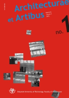 Architecturae et Artibus. Vol.2, no.1