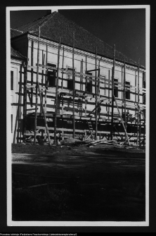 Supraśl, pobazyliański zesp&oacute;ł cerkiewno-klasztorny w czasie rob&oacute;t konserwatorskich