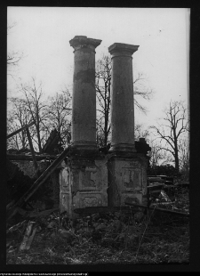 Hołny Mejera (Majera), kolumny dworu