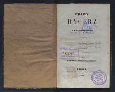 Prawy rycerz Szymona Starowolskiego