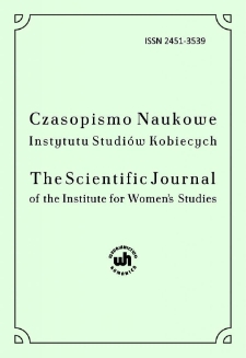 Czasopismo Naukowe Instytutu Studi&oacute;w Kobiecych 1(18) 2025