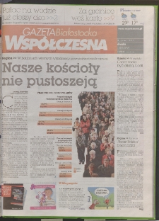Gazeta Wsp&oacute;łczesna 2011, nr 109