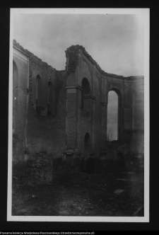 Zb&oacute;jna, ruiny kościoła parafialnego