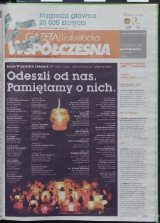 Gazeta Wsp&oacute;łczesna 2011, nr 210
