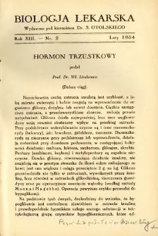 Biologja Lekarska 1934 R.13 nr 2