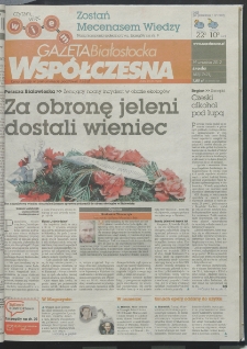 Gazeta Wsp&oacute;łczesna 2012, nr 182
