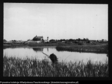 Tykocin, widok na kości&oacute;ł od strony Narwi