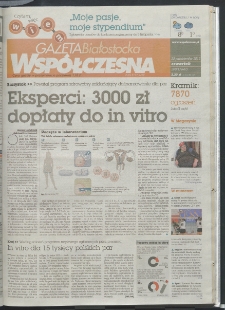 Gazeta Wsp&oacute;łczesna 2012, nr 208