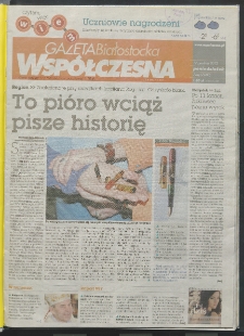 Gazeta Wsp&oacute;łczesna 2012, nr 244