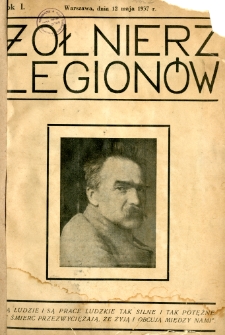Żołnierz Legionów R.1 nr 1