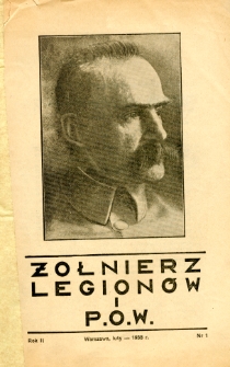 Żołnierz Legion&oacute;w i P.O.W. R.2 nr 1