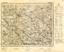 Mapa topograficzna Polski: Ciechanowiec Pas 38 Słup 35 (pow. Wysokie-Mazowieckie woj. białostockie).