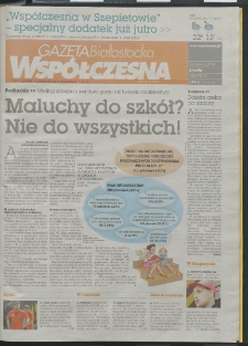 Gazeta Wsp&oacute;łczesna 2013, nr 122