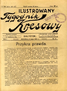 Ilustrowany Tygodnik Kresowy 1927.07.31 R.1 nr 11