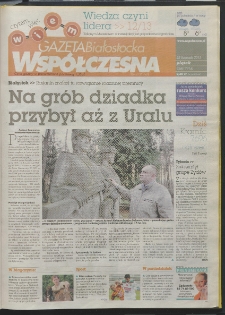 Gazeta Wsp&oacute;łczesna 2013, nr 226