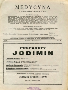 Medycyna 1928 R.2 nr 8