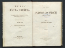 Podr&oacute;ż do Włoch. T. 3, Medyolan, Pawia, Genua, Florencya