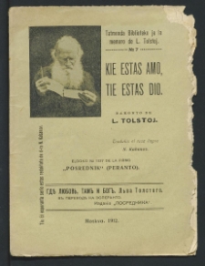 Kie estas amo, tie estas Dio