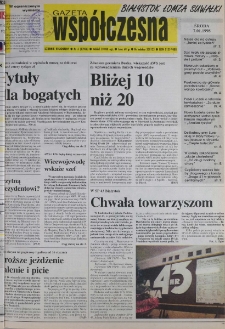 Gazeta Wsp&oacute;łczesna 1998, nr 3
