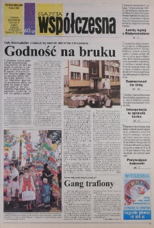 Gazeta Wsp&oacute;łczesna 1998, nr 66