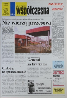 Gazeta Wsp&oacute;łczesna 1998, nr 95