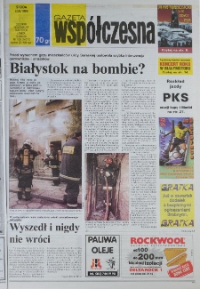 Gazeta Wsp&oacute;łczesna 1998, nr 106