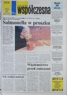 Gazeta Wsp&oacute;łczesna 1998, nr 121