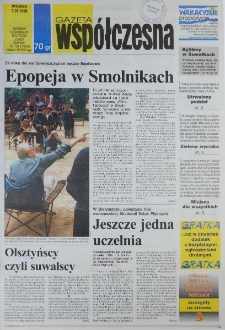 Gazeta Wsp&oacute;łczesna 1998, nr 129