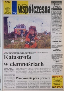 Gazeta Wsp&oacute;łczesna 1998, nr 154