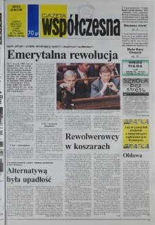 Gazeta Wsp&oacute;łczesna 1998, nr 185