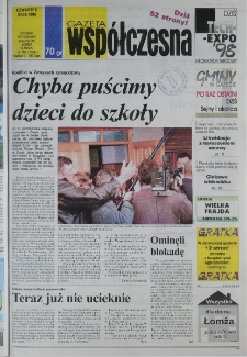 Gazeta Wsp&oacute;łczesna 1998, nr 186