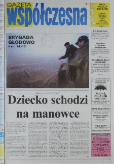 Gazeta Wsp&oacute;łczesna 1998, nr 187