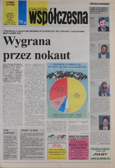 Gazeta Wsp&oacute;łczesna 1998, nr 199