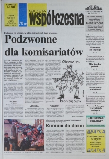 Gazeta Wsp&oacute;łczesna 1998, nr 216