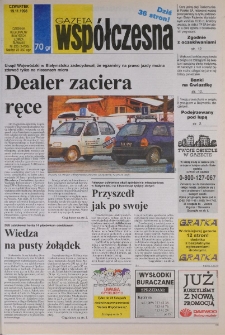 Gazeta Wsp&oacute;łczesna 1998, nr 225