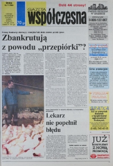 Gazeta Wsp&oacute;łczesna 1998, nr 229