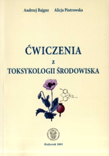 Ćwiczenia z toksykologii środowiska