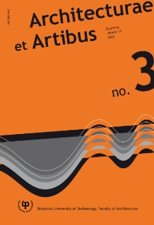 Architecturae et Artibus. Vol. 17, no. 3