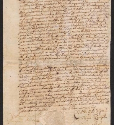 Zeznanie na temat zawarcia umowy dzierżawnej w miejscowości Pawłowicze, w dniu 18.VI.1644 roku dotyczącej d&oacute;br Sanniki i innych, zawarta pomiędzy małżonkami Gostomskimi z Leżenic &ndash; Franciszkiem Hieronimem i Marianną z Gembickich oraz małżonkami Łosiami &ndash; Feliksem i Katarzyną z Kosińskich. Vadium 30.000 złp