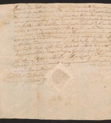 Relacja woźnego Tymoteusza Brodaczewica 1643 roku &ndash; o dokonaniu wizji lokalnej i oszacowaniu szk&oacute;d w lasach należących do Ostromęczyna Anny z Ob&oacute;r Skiwskiej wdowy po Stanisławie notariuszu mielnickim, spowodowanych przez biskupa łuckiego Andrzeja Gembickiego, kt&oacute;rego dobra Litewki graniczą z owym zdewastowanym lasem Skiwskiej z Suł&oacute;w