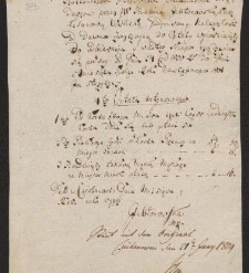 &bdquo;Extrakt&rdquo; umowy między Żydami Ciechanowieckimi a Katarzyną Jabłonkowską na rok 1800-1801- fragment oryginału dotyczący &bdquo;Opłaty młynowego&rdquo;- z &bdquo;Instruktarza Arendy Propinacyjnej&rdquo;.