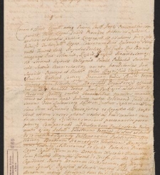 Oblata zeznania woźnego gen. Antoniego Radczuka w grodzie drohickim o doręczeniu pozwu na Trybunał Radomski notariuszowi grodzkiemu brańskiemu Walentemu Sinickiemu i wszystkim urzędnikom ziemi drohickiej w sprawie kontrybucji z ziemi drohickiej &ndash; na wniosek Jana Kajetana i Anny Jabłonowskich z Siemiatycz, Eustachego i Marianny Potockich z Wysokiego Mazowieckiego Tomasza Ossolińskiego z Ciechanowca, Ignacego i Jakuba Ciecierskich z Mord.