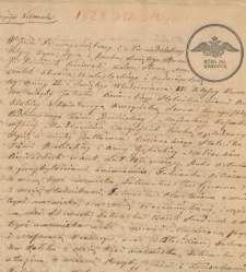 Testament Dominika Ciecierskiego s. Jakuba i Konstancji z Kuczyńskich zmarłego w Dreźnie 10.XII.1828 r.