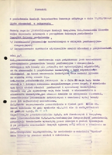 Protok&oacute;ł z posiedzenia Komisji Gospodarstwa Domowego odbytego w dniu 11 czerwca 1968 r.