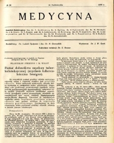 Medycyna 1936 R.10 nr 20