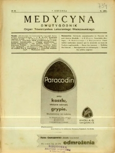 Medycyna 1935 R.9 nr 23