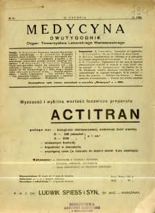 Medycyna 1935 R.9 nr 24
