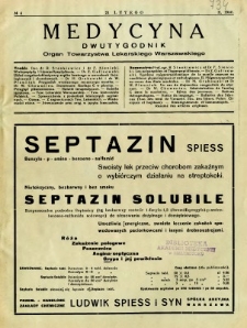 Medycyna 1938 R. 12 nr 4