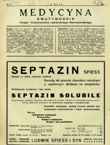 Medycyna 1938 R. 12 nr 10