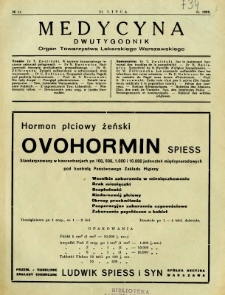 Medycyna 1938 R. 12 nr 14